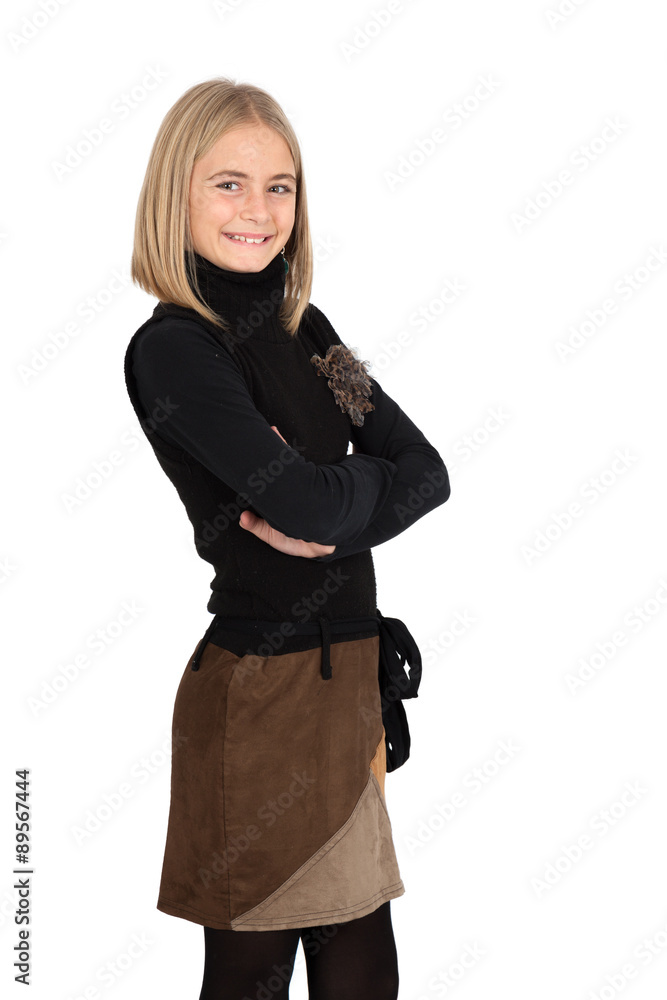Beautiful girl doing different expressions in different sets of clothes: Beautiful girl doing different expressions in different sets of clothes: