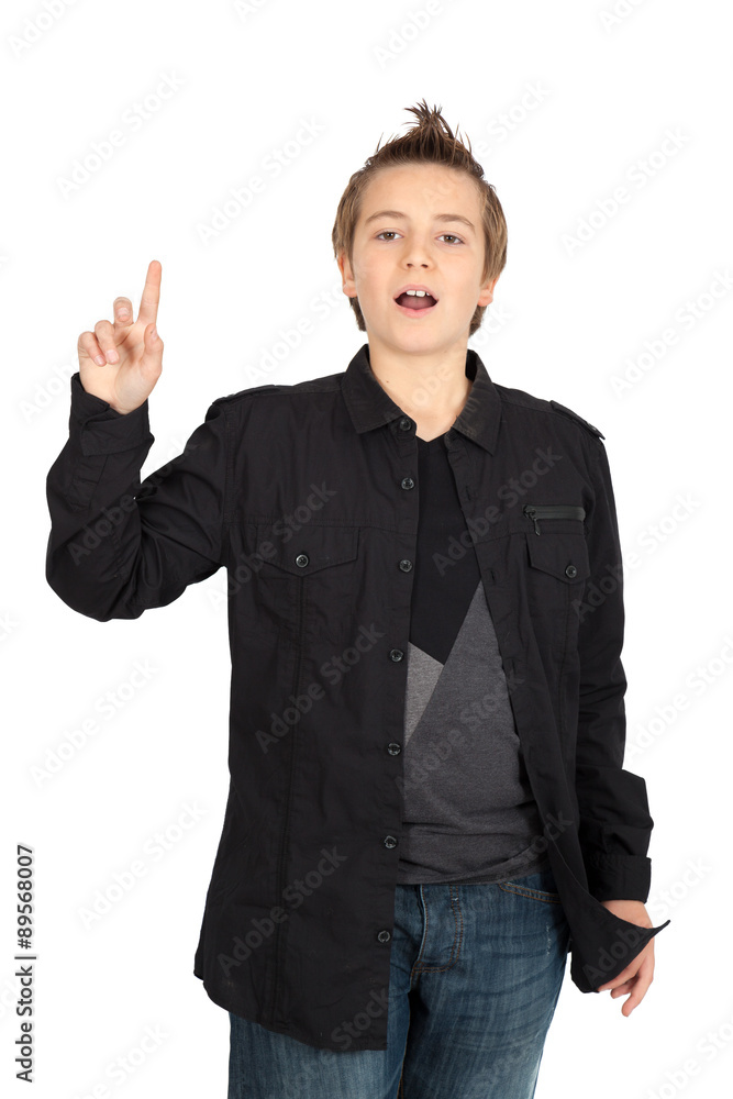 Handsome child doing different expressions in different sets of clothes: idea Handsome child doing different expressions in different sets of clothes: idea