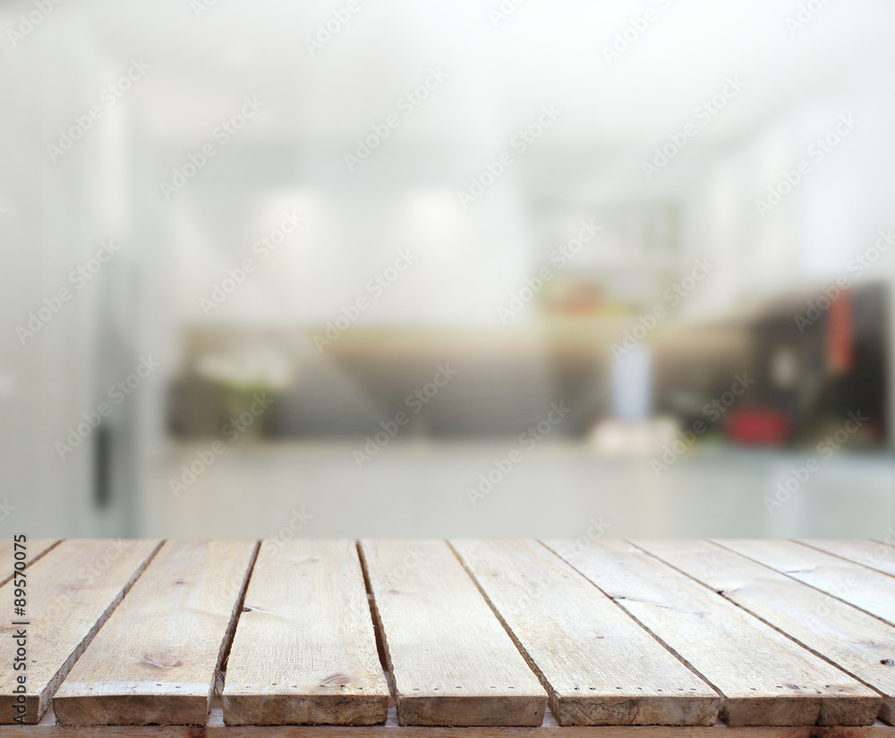 Table Top And Blur Interior Background Table Top And Blur Interior Background