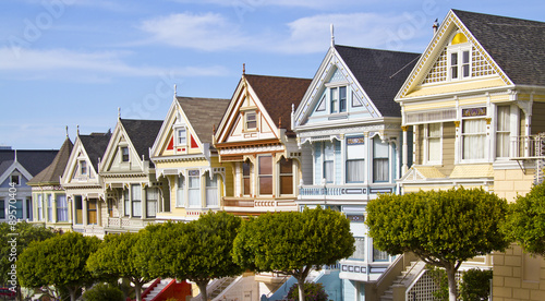 Painted Ladies in San Francisco photo