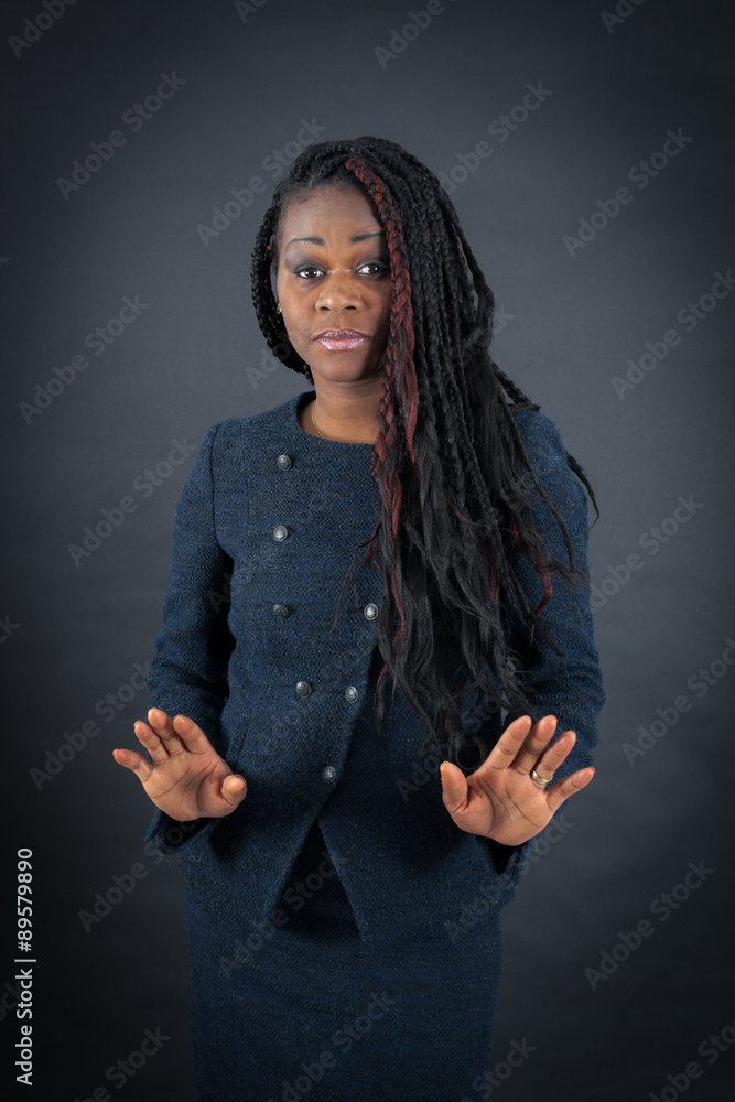 Beautiful woman doing different expressions in different sets of clothes: innocent Beautiful woman doing different expressions in different sets of clothes: innocent