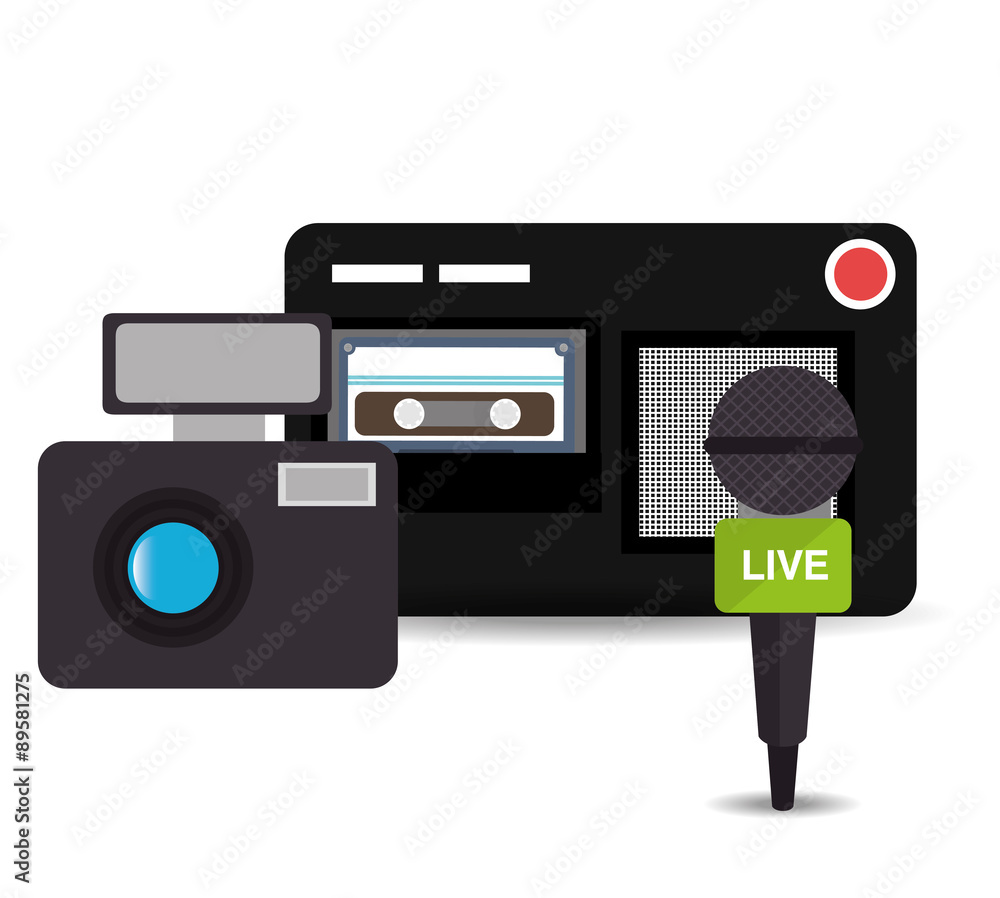 Obraz premium Journalism design.