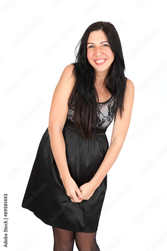 Beautiful woman doing different expressions in different sets of clothes: love Beautiful woman doing different expressions in different sets of clothes: love