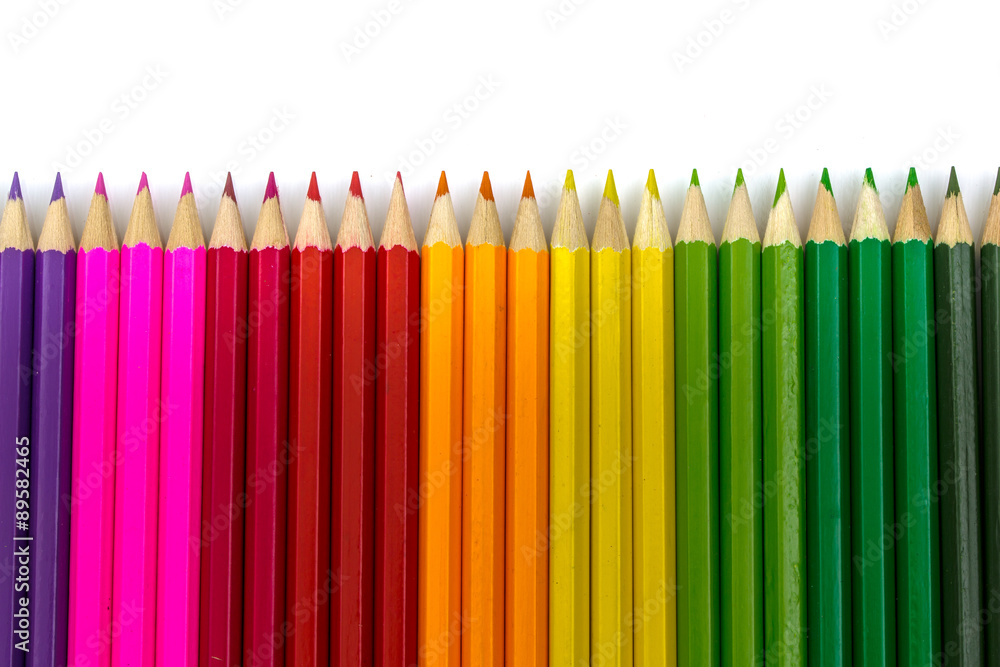 Closeup on colorful school supplies Closeup on colorful school supplies
