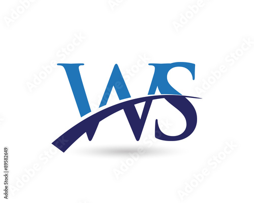 WS Logo Letter Swoosh