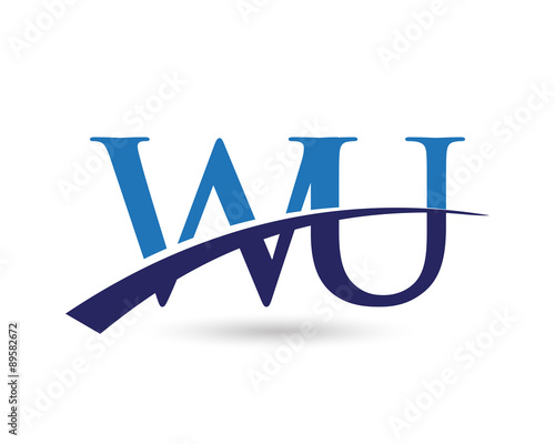 WU Logo Letter Swoosh