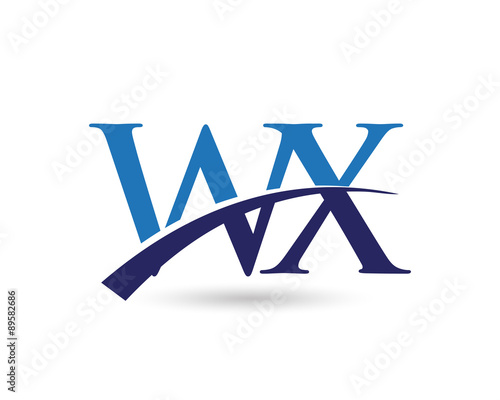 WX Logo Letter Swoosh