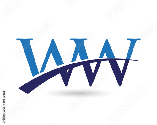 WW Logo Letter Swoosh