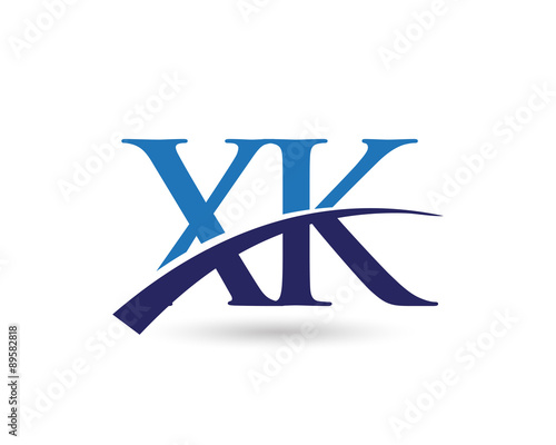XK Logo Letter Swoosh