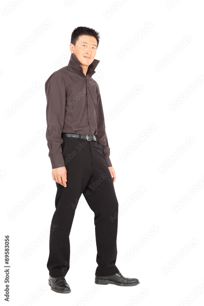 handsome man doing different expressions in different sets of clothes: posing handsome man doing different expressions in different sets of clothes: posing