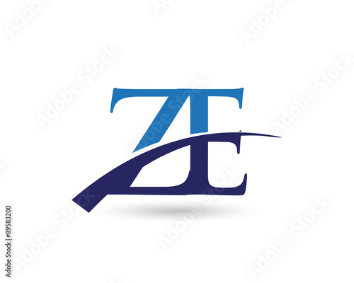 ZE Logo Letter Swoosh