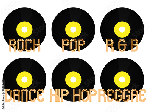 Music Genres Vinyl 3