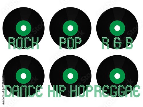 Music Genres Vinyl 4
