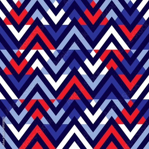 Modern Geometric Wave Pattern