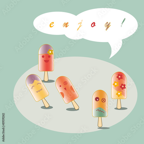 icecream greeting card