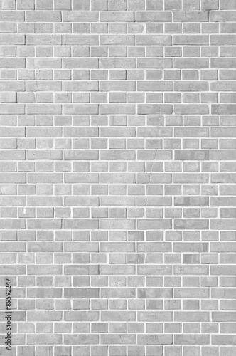 Old white brick wall background and texture..