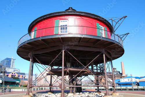Round Light / Lighthouse located in Baltimore, Maryland