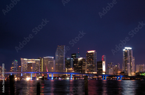 Miami at Night   Miami  Florida