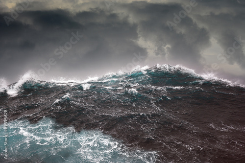 ocean wave during storm in the atlantic ocean © andrej pol
