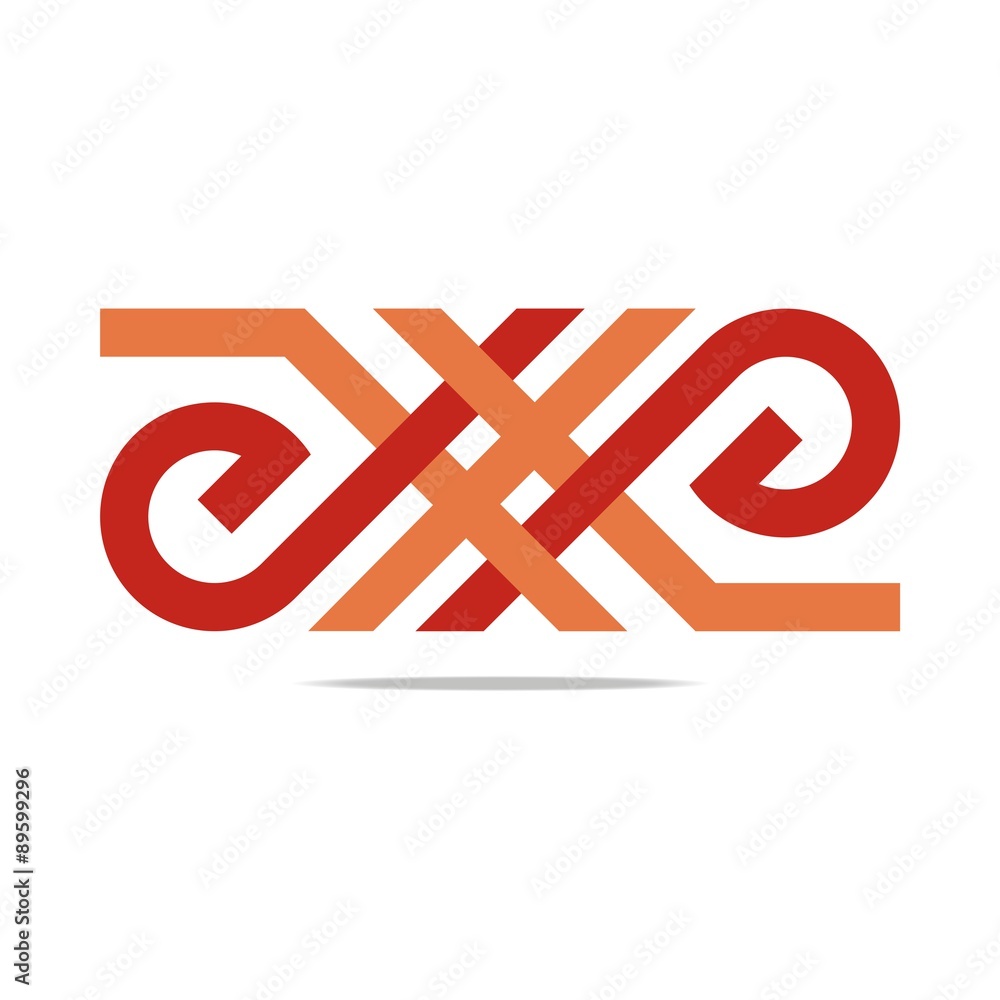 Logo Abstract Letter G Green Combination X Design Element Symbol Icon Logo Abstract Letter G Green Combination X Design Element Symbol Icon