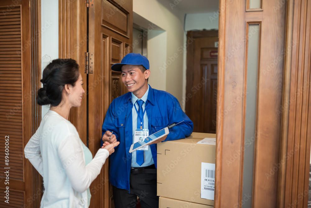 Accepting delivery Accepting delivery