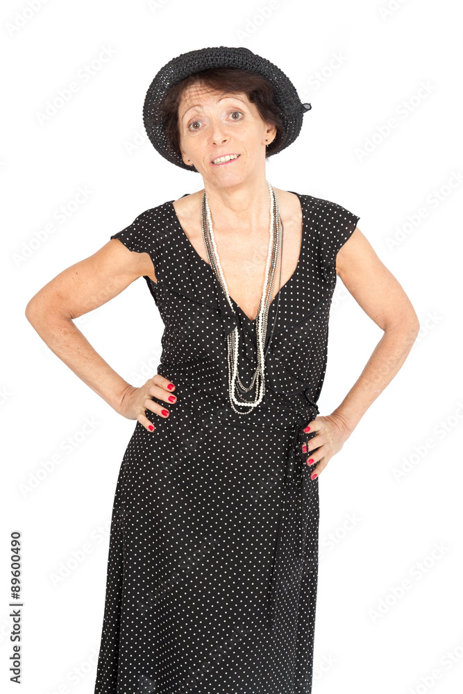 Beautiful woman doing different expressions in different sets of clothes: love Beautiful woman doing different expressions in different sets of clothes: love