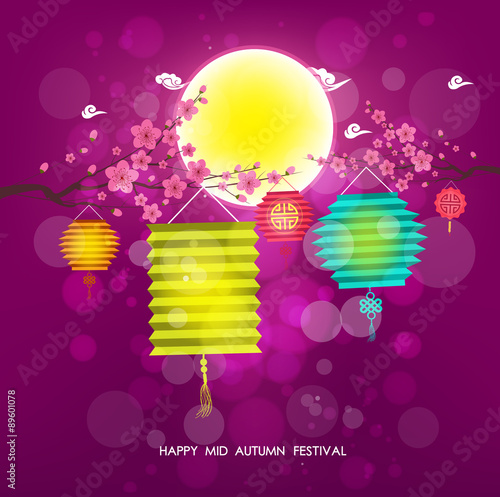Chinese mid autumn festival. Lantern Festival