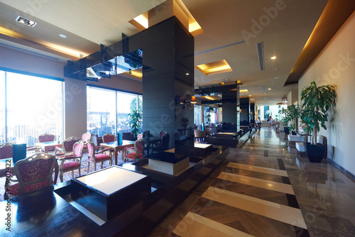 hotel lobby interior