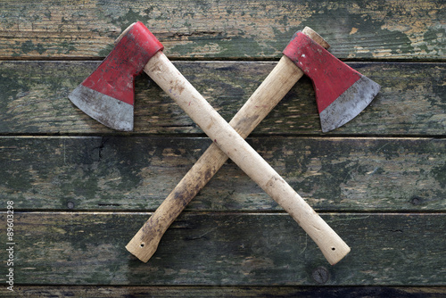 Obraz na plátně crossed axes