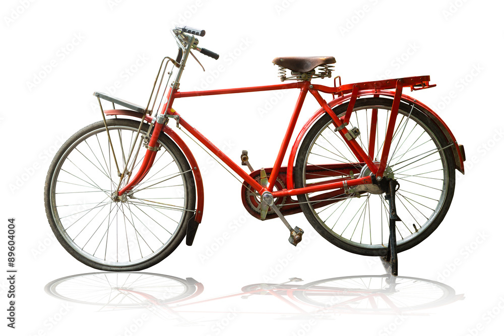 Red Vintage bicycle