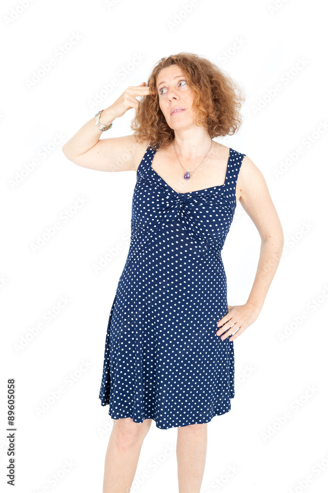 Beautiful woman doing different expressions in different sets of clothes: want to commit suicide Beautiful woman doing different expressions in different sets of clothes: want to commit suicide