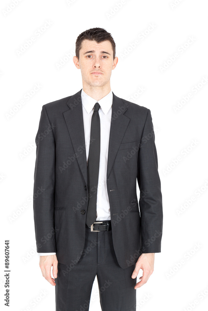 Handsome businnessman doing different expressions in different sets of clothes Handsome businnessman doing different expressions in different sets of clothes