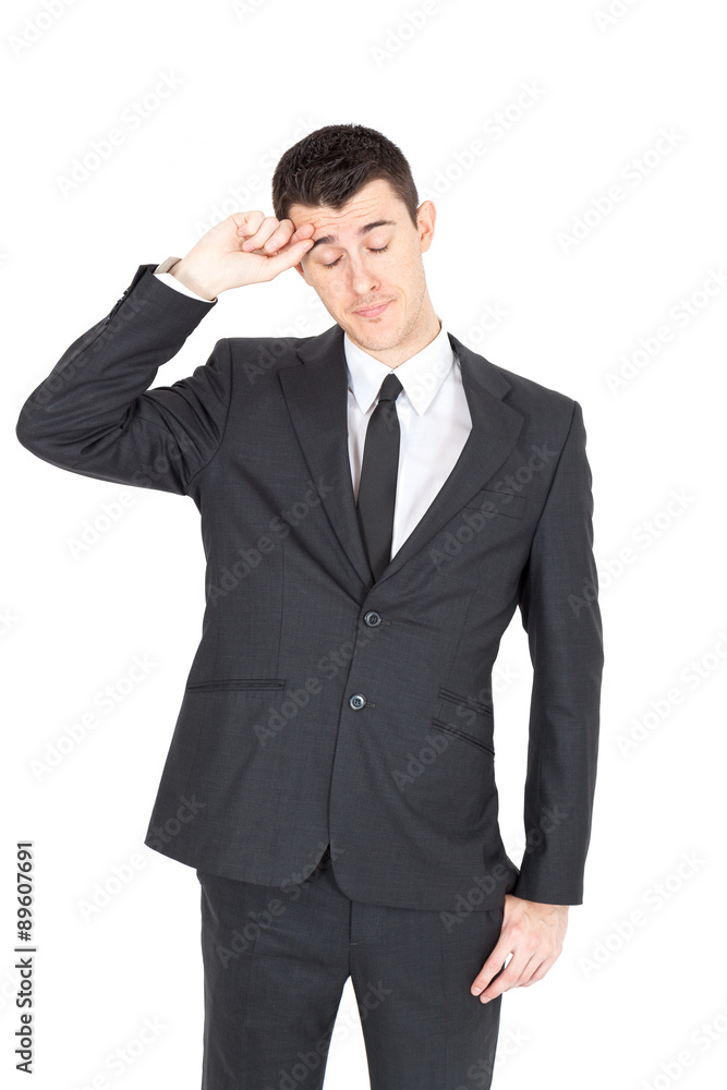 Handsome businnessman doing different expressions in different sets of clothes Handsome businnessman doing different expressions in different sets of clothes