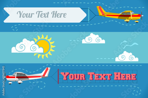 Airplane Banner Vehicle 2D