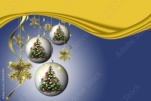 Natale Decorazione 2015012. Natale. Decorazione natalizia con spazio per inserimento di eventuale testo. 