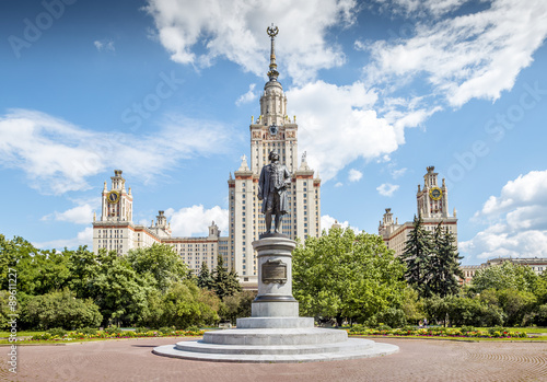 Lomonosov university in Moscow