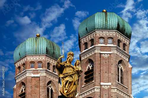 Frauenkirche München Mariensäule sehenswürdigkeit