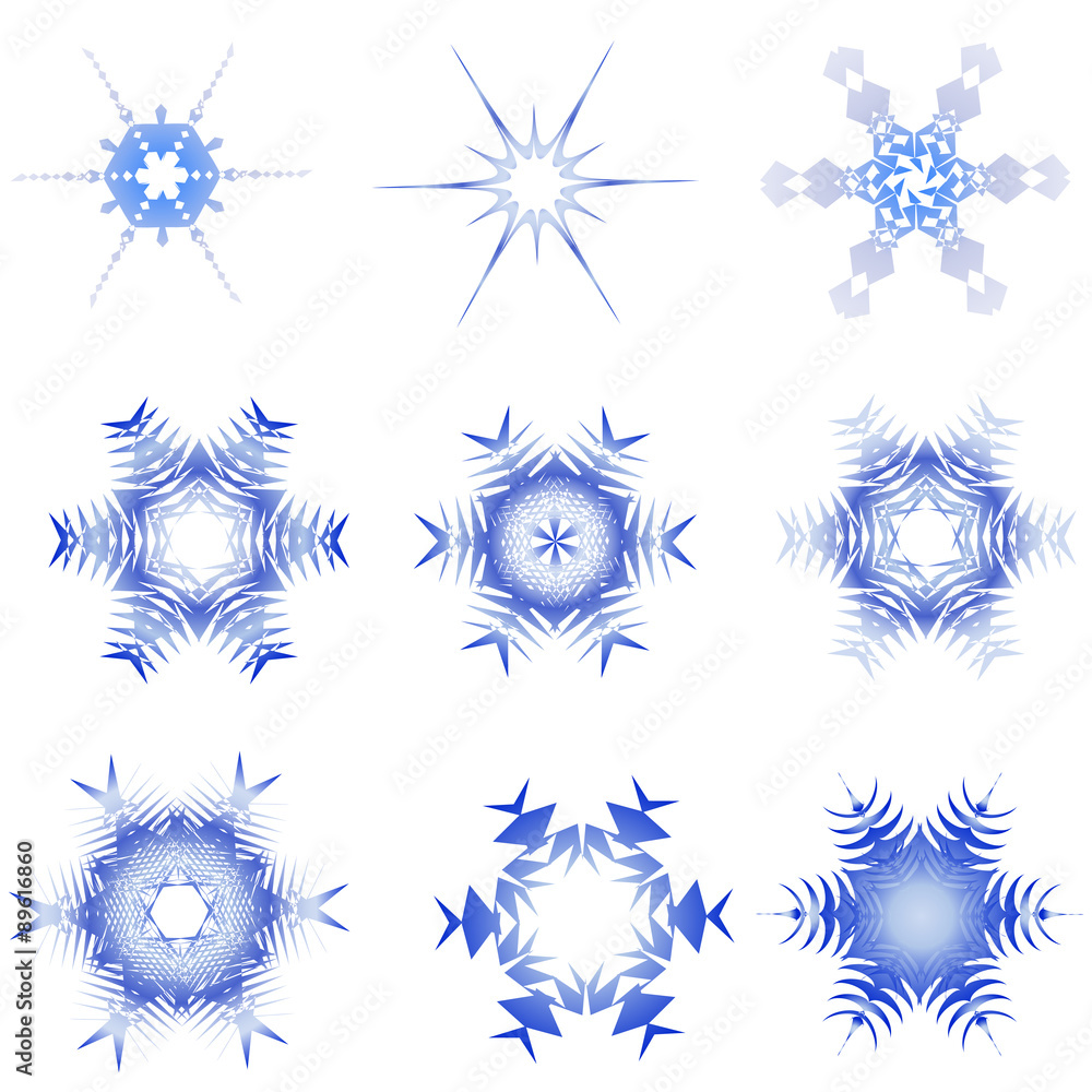 Snowflake Vectors Snowflake Vectors