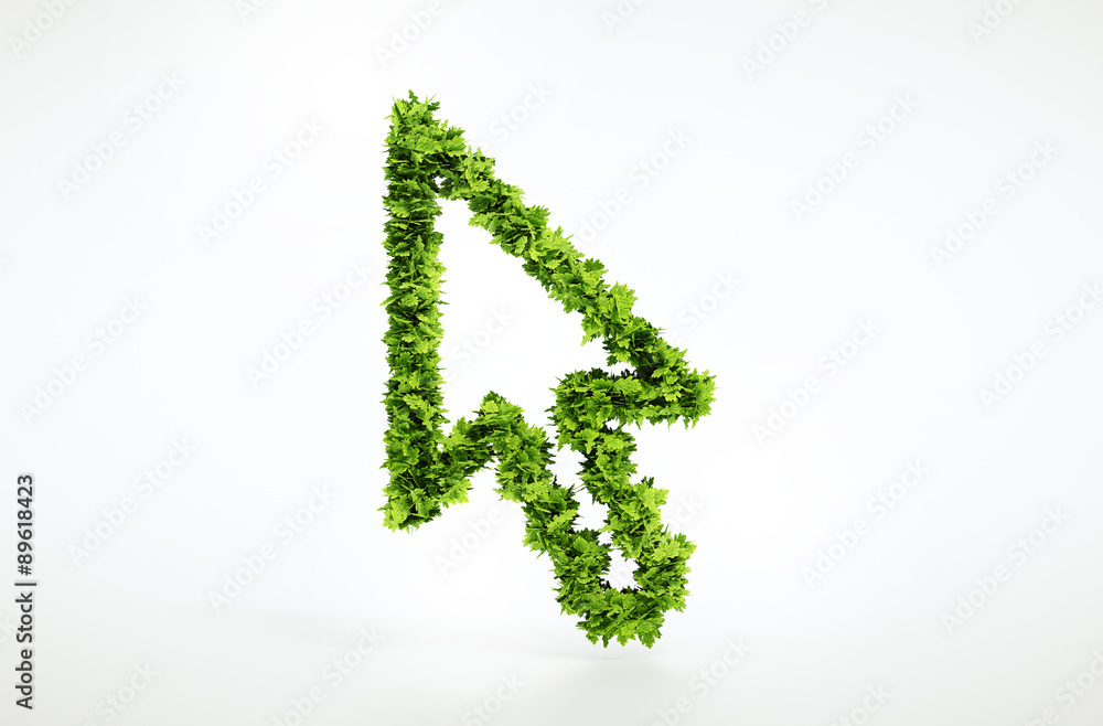 Eco cursor sign Eco cursor sign