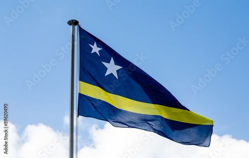 Curacao Flag Against Sky