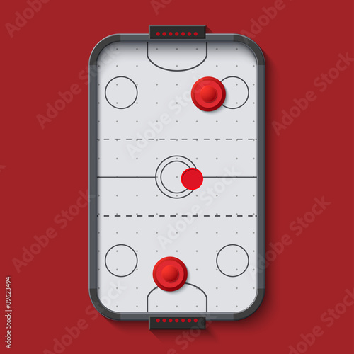 vector modern air hockey table 