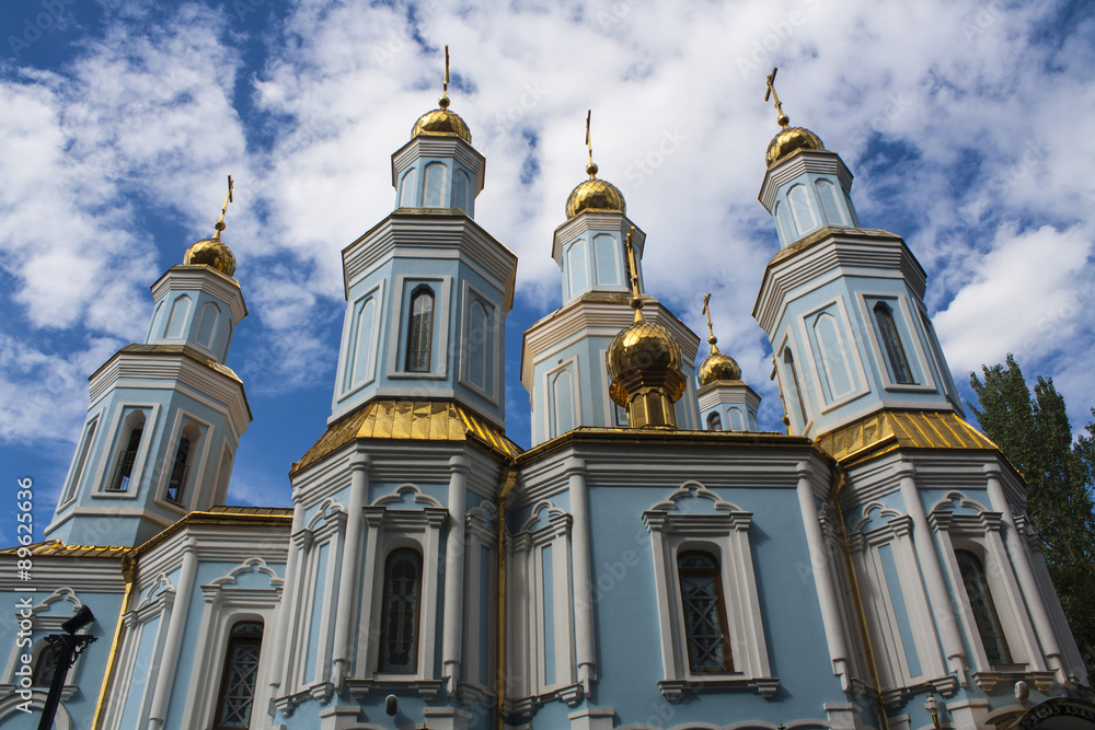 nature, christian church and  cloud