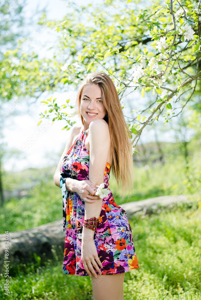 portrait of beautiful blond young woman having fun posing with portrait of beautiful blond young woman having fun posing with