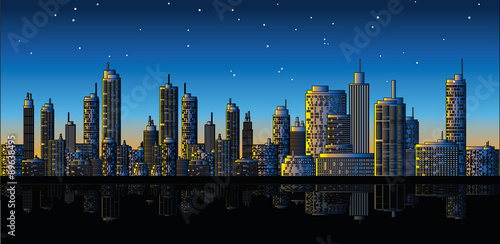 Night skyline