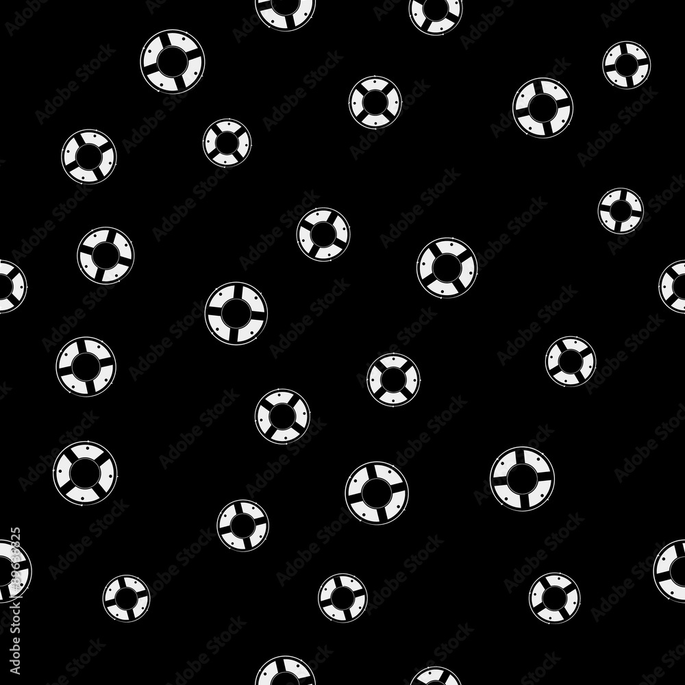 Seamless vector pattern with lifebuoys. Can be used for Seamless vector pattern with lifebuoys. Can be used for