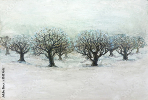 landscape, oil painting, canvas, painting a picture