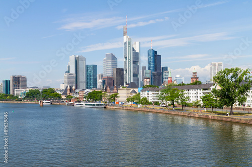 Business District in Frankfurt  
