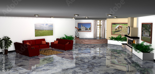 Fotografía La mia sala arredata