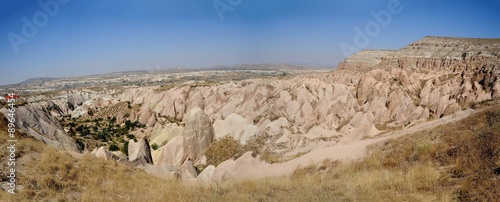 Red Valley area in Goreme Panorama Cappadocia Turkey