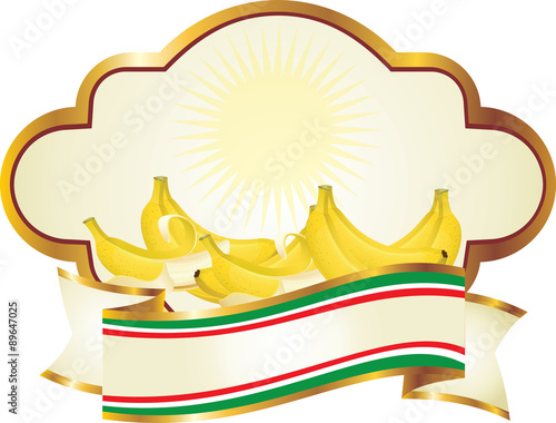 Bollino banane italiano